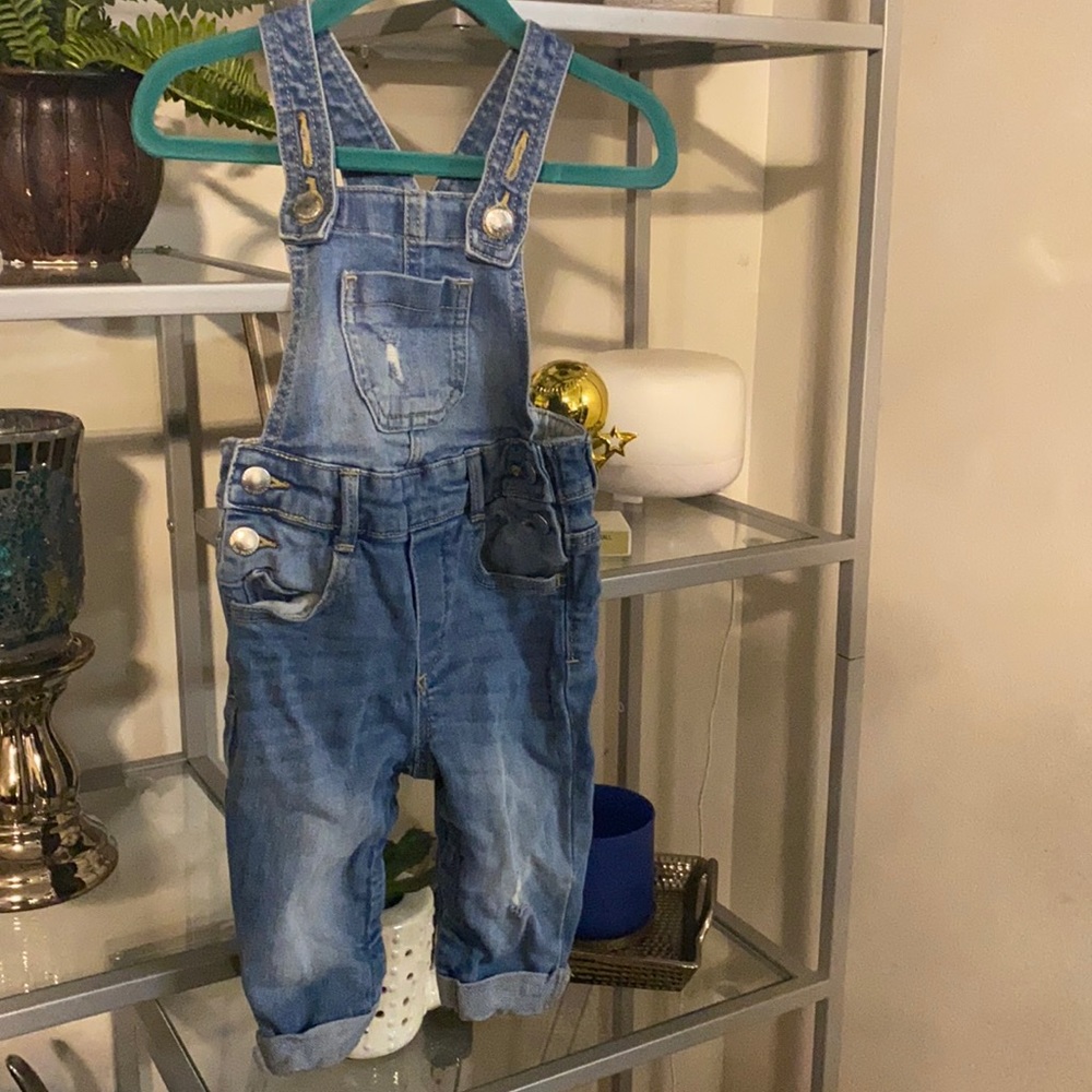 Toddler jean overalls
